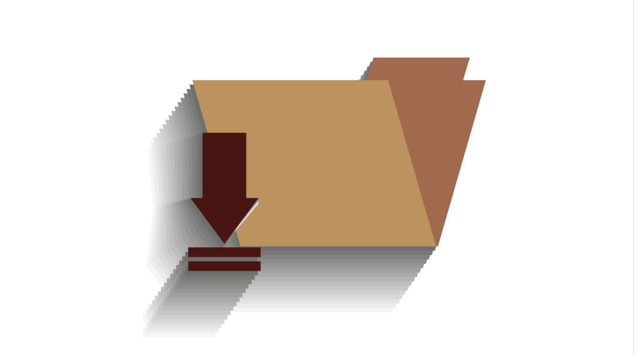 다운로드 폴더 아이콘