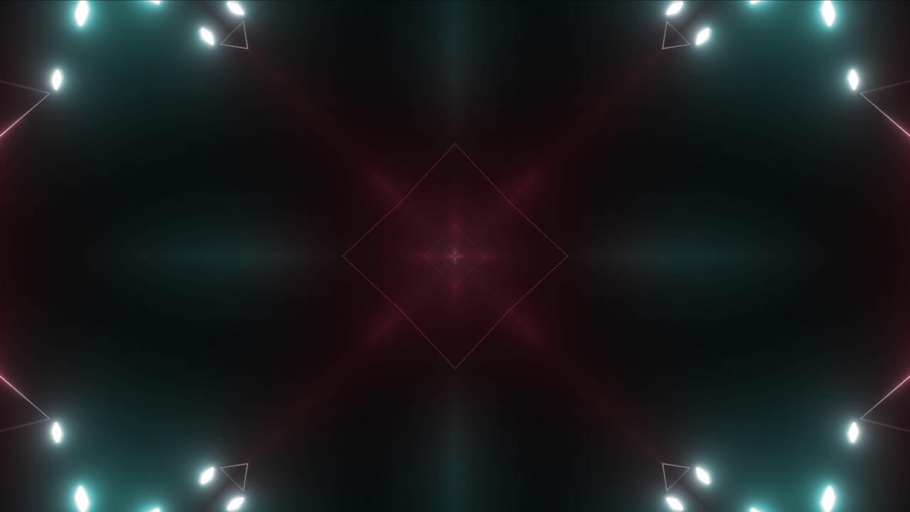 Neon Geometric Abstract Pattern