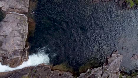 Aerial-Over-Swimming-Hole-At-Clamshell-Falls-In-Cairns