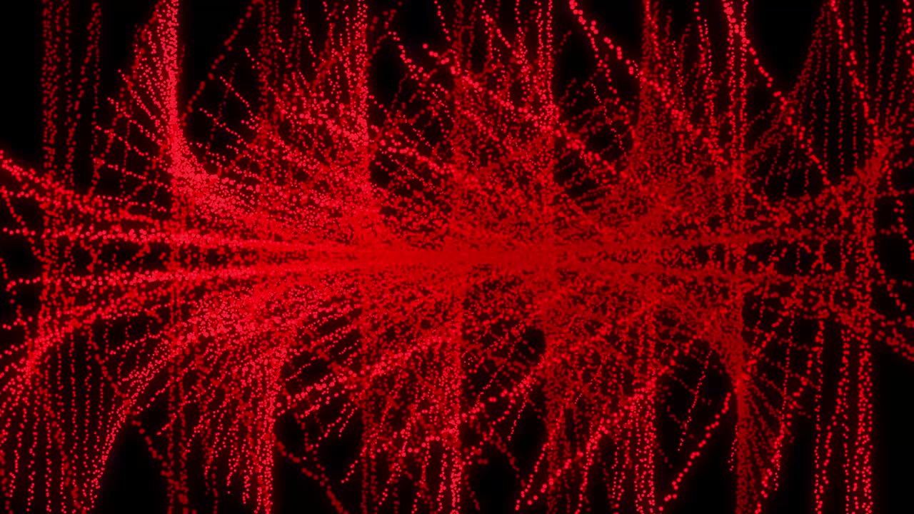 빨간 점 모양 패턴 애니메이션 모션 그래픽