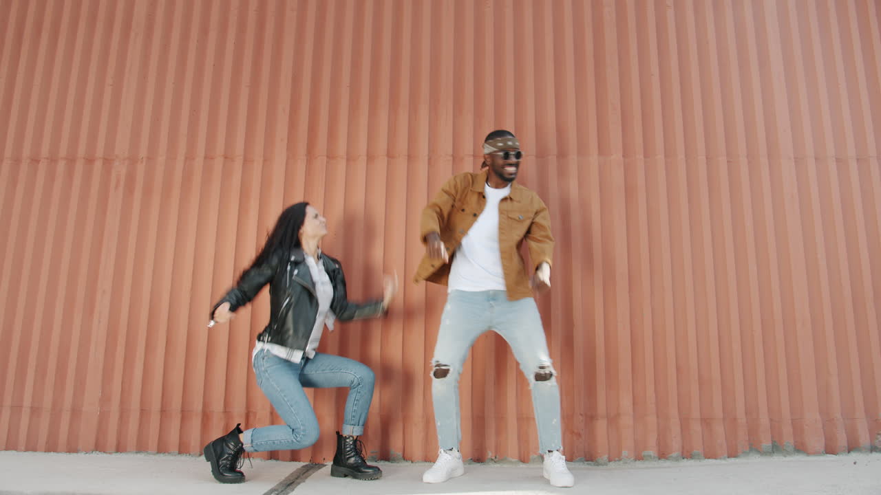 Couple Dancing Outdoors
