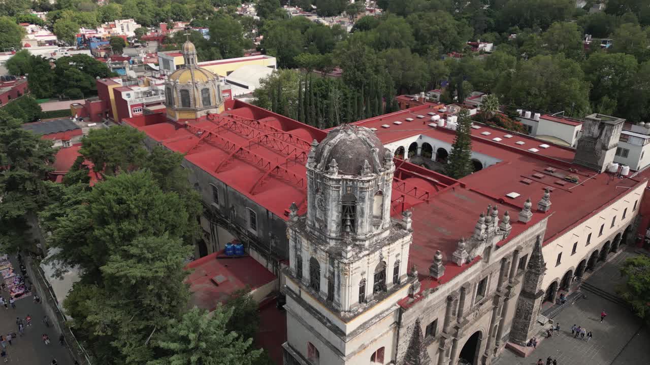 vista desde el techo de la parroquia de san juan bautista