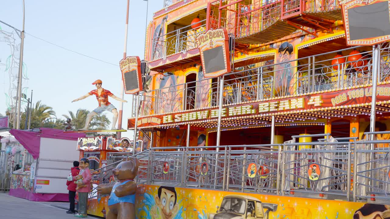 Mr. Bean themed carnival ride