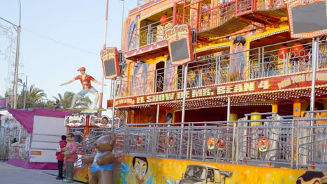 mr. bean themed carnival ride