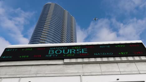 bourse stock market board