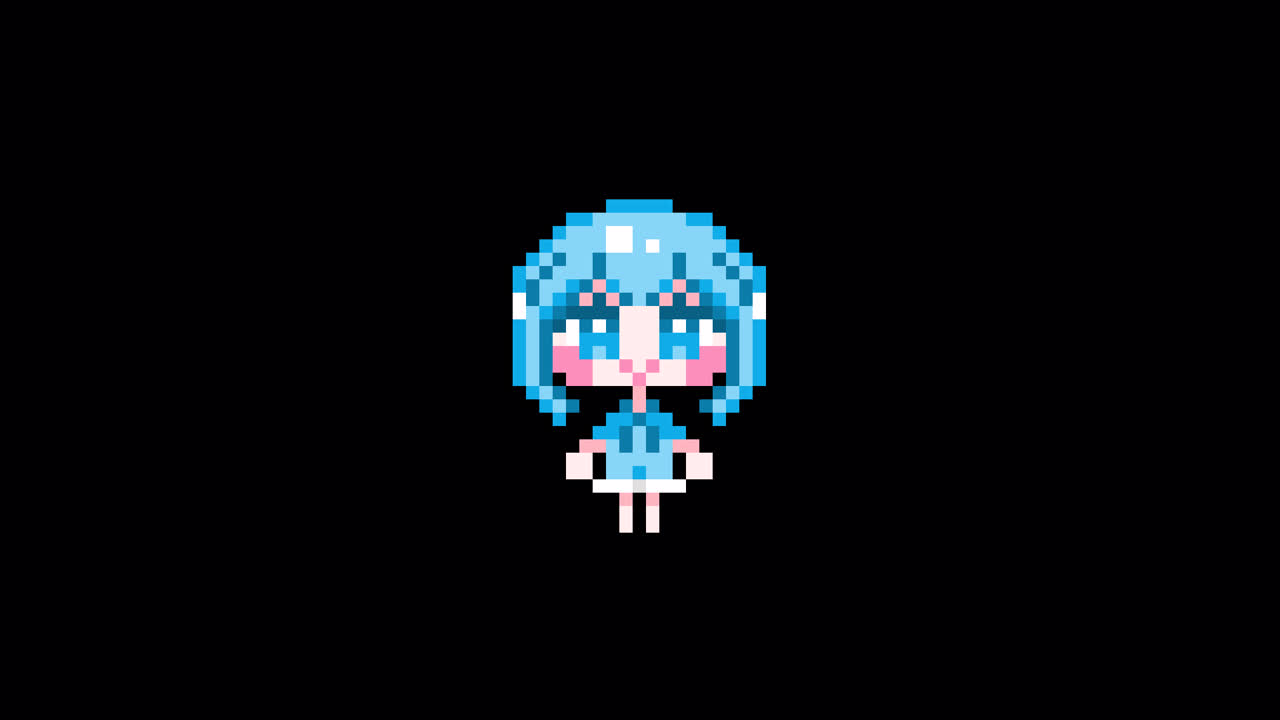 Pixel girl 01 Waiting Looping animation. 1080p (2).mov