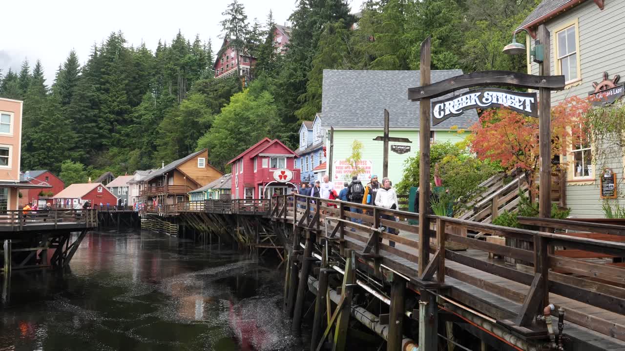 Creek Street in Juneau, Alaska: A Charming Waterfront Town