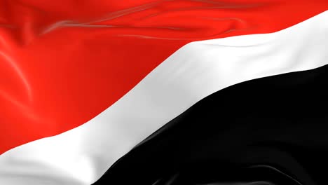 waving  looped flag as  background sealand principality