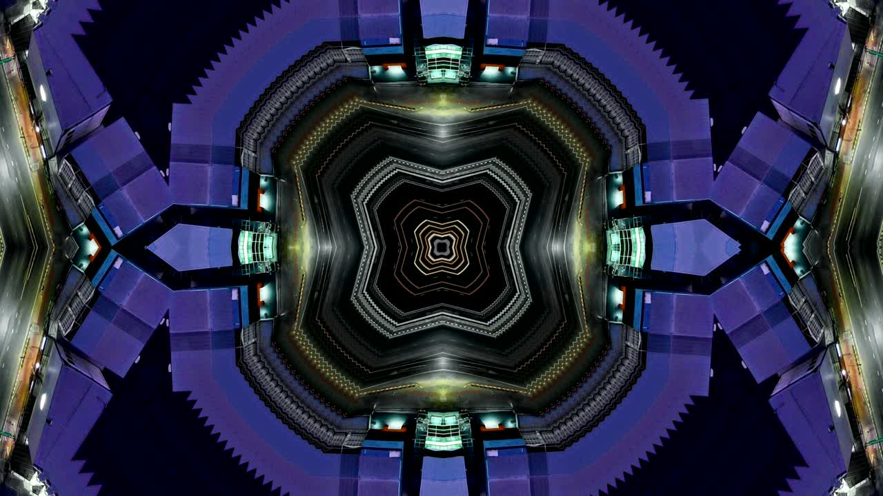 el fondo del kaleidoscopio digital abstracto. la hermosa textura multicolor del caleidoscopio.