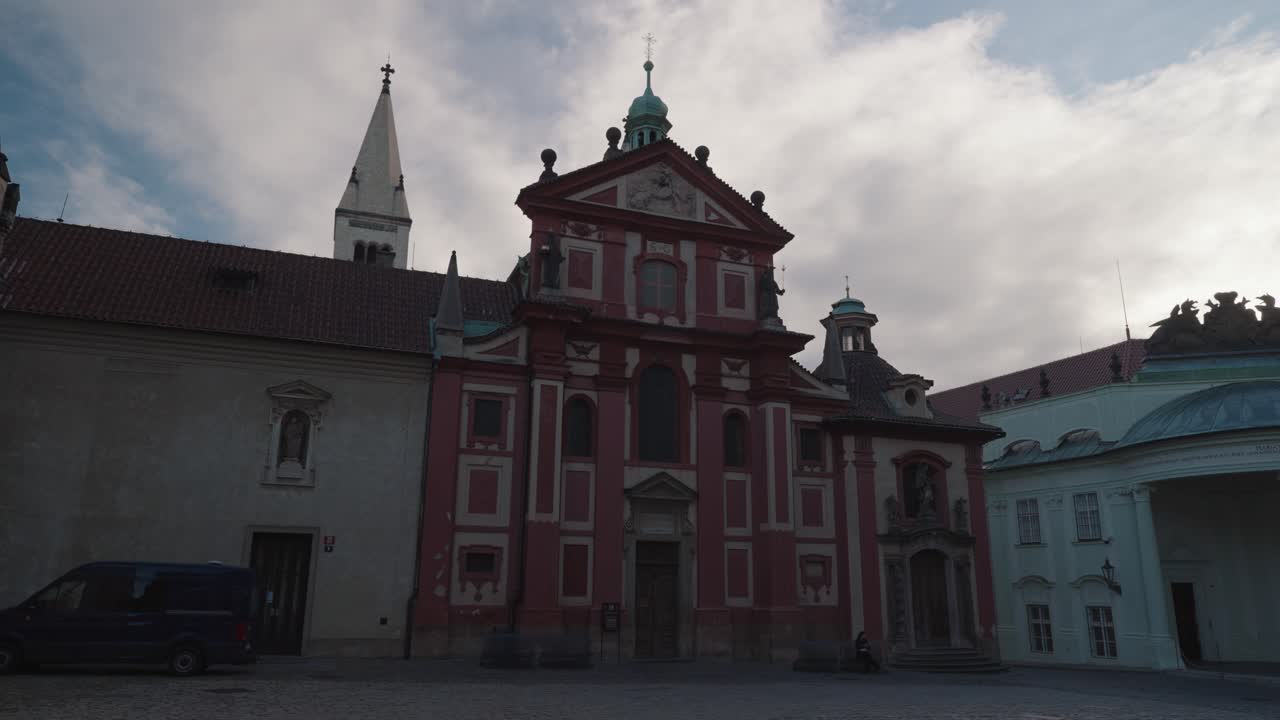 Exterior view of a church