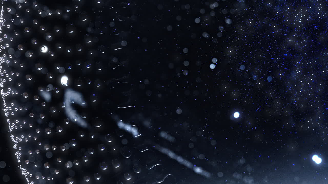 Stunning abstract macro shot of alcoholic ink swirling and blending into beautiful patterns