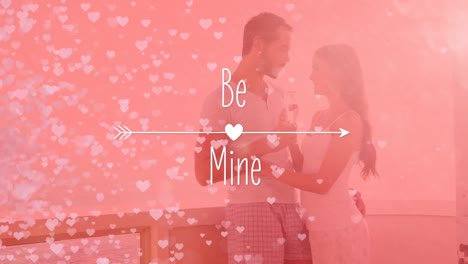 Animation-of-Be-Mine-with-a-couple-in-love-in-black-background
