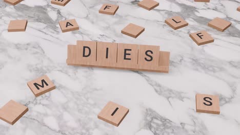 dies word on scrabble