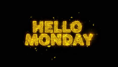 hello monday, sparkly graphic design