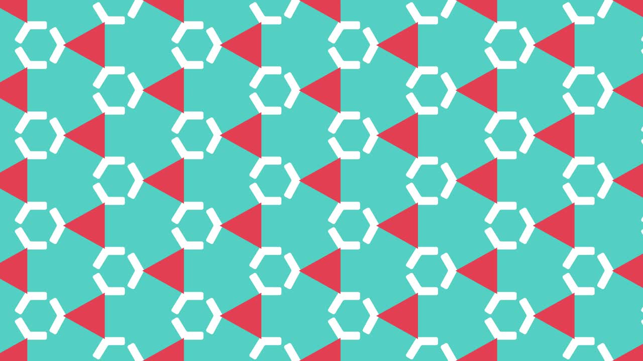 Animated seamless pattern design floating