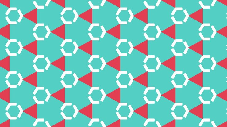 Animated seamless pattern design floating