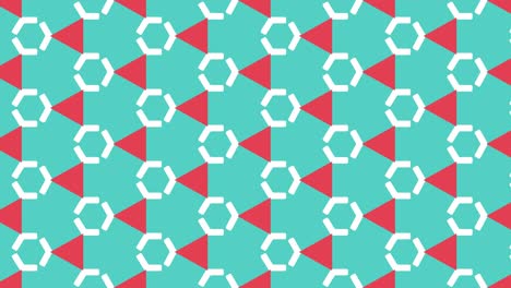 diseño de patrón sin costuras animado flotante