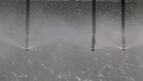 close up of center pivot irrigation, california, usa