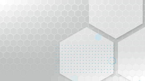 formas de panal sobre un fondo gris