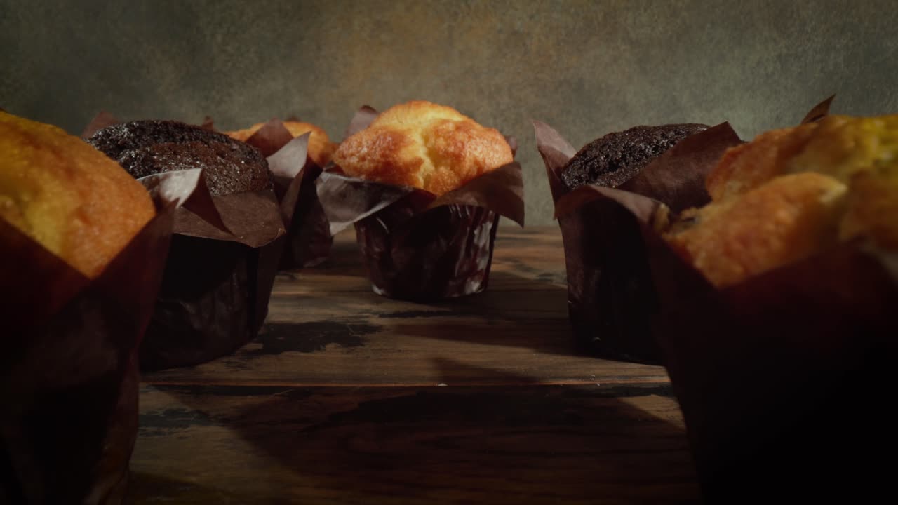 Primo piano di muffin