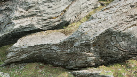 close up of rocky stones formation