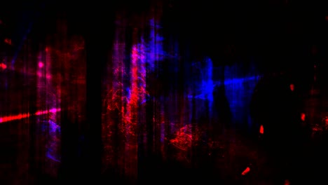 movimiento abstracto de rojo oscuro y azul en textura grungy - animación de fondo de movimiento de bucle sin costuras de 4k