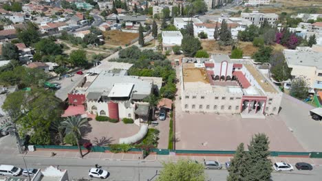 aerial view at baba baruch  mansion netivot