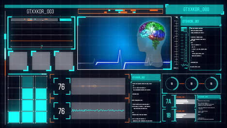 Animación-Del-Cerebro-Humano-Y-Procesamiento-De-Datos-Digitales-Sobre-Pantallas