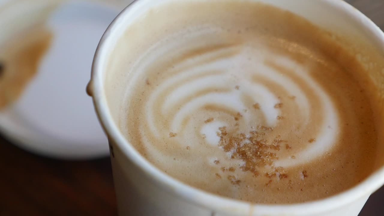 Latte with Brown Sugar