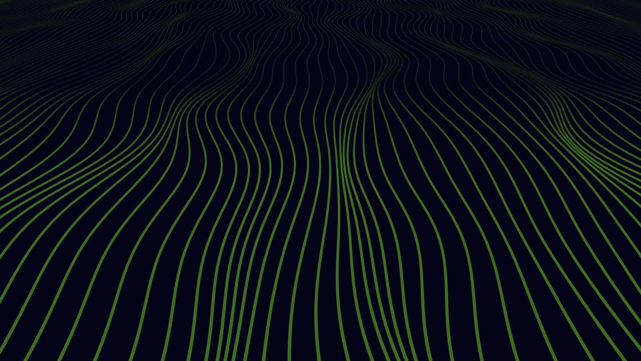 The image shows a dynamic black and green striped pattern resembling a wavy, flowing line moving from left to right, creating a visually engaging design