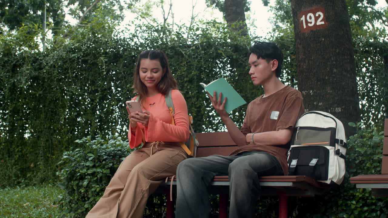 Asian teenagers in love