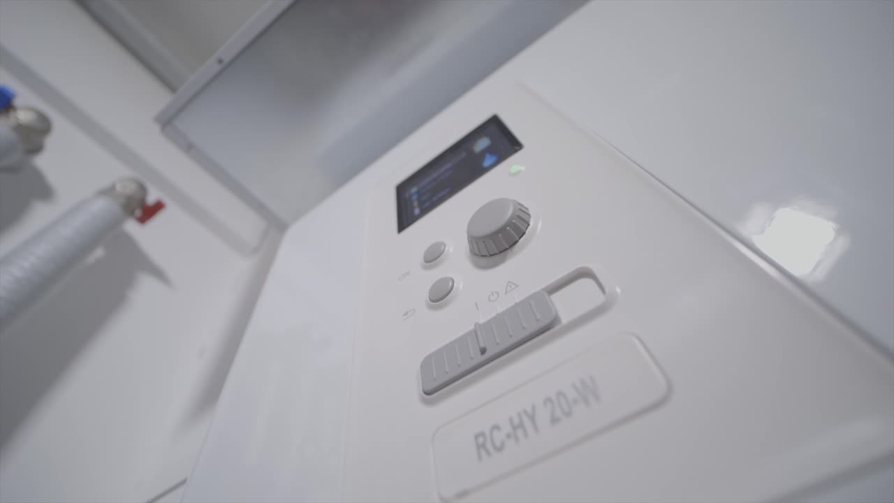 tablero blanco de ahorro de energía de la planta de calefacción