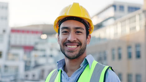 smiling construction worker