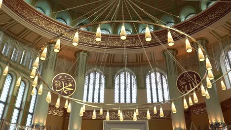 new mosque of taksim square in istanbul, turkey