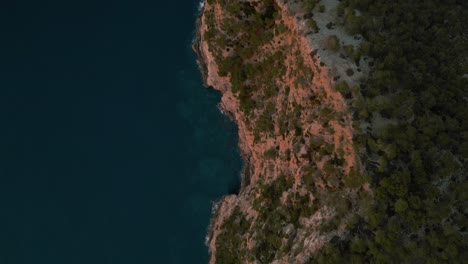 scenic ocean cliff coast at cap formentor, es colomer island, mallorca, spain