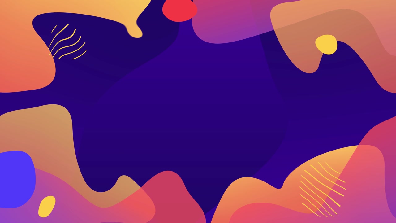 Colorful Abstract Background Animation with Flowing Gradient Shapes