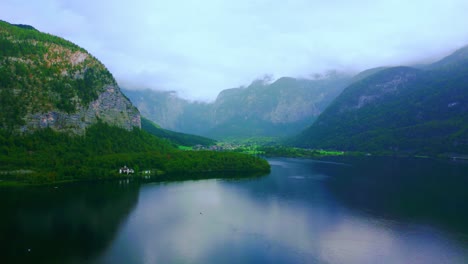 hallstatt's alpine allure revealed in our 4k drone video