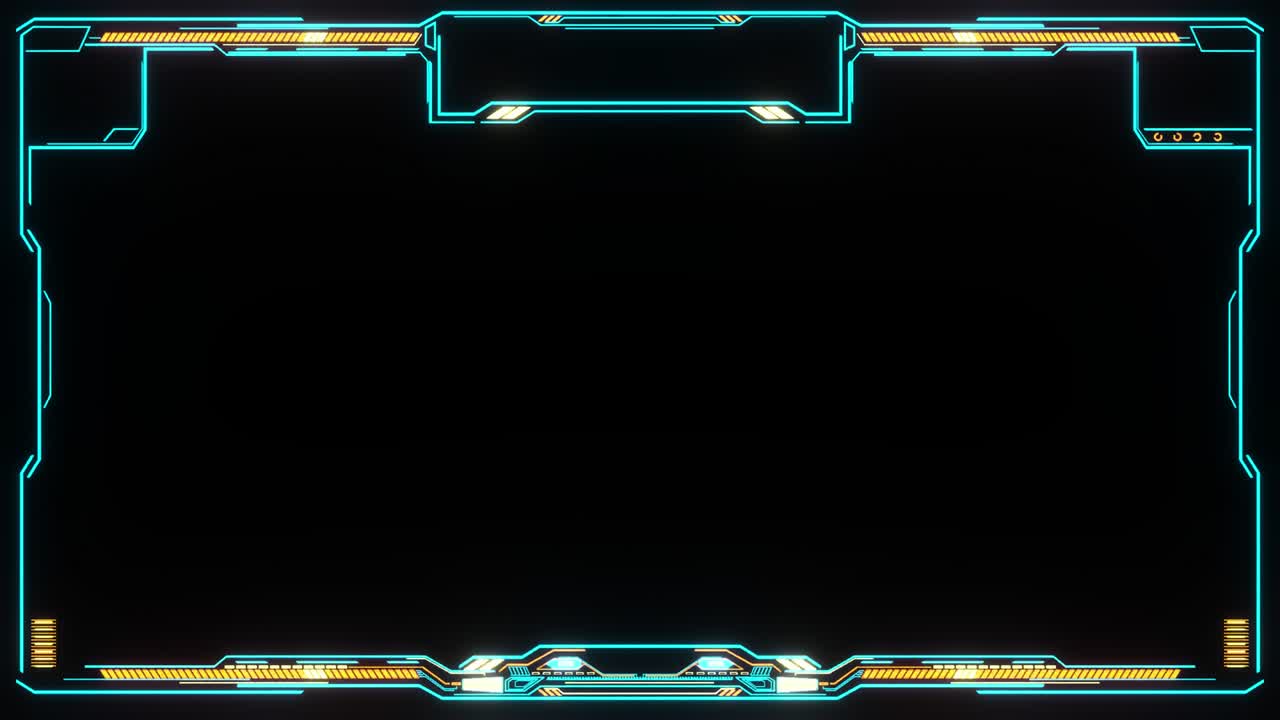 hud 프레임 뷰파인더: 기술적 미래의 sf 디스플레이 템플릿과 알파 채널을 비디오 오버레이로 사용할 수 있습니다.