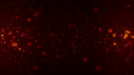 partículas de polvo abstracto luz bokeh títulos de movimiento bucle de fondo cinematográfico