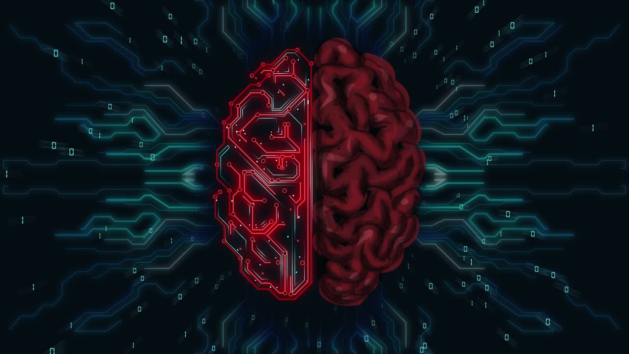 ai inteligencia artificial cerebro digital oferta de datos aprendizaje profundo computadora máquina - render.