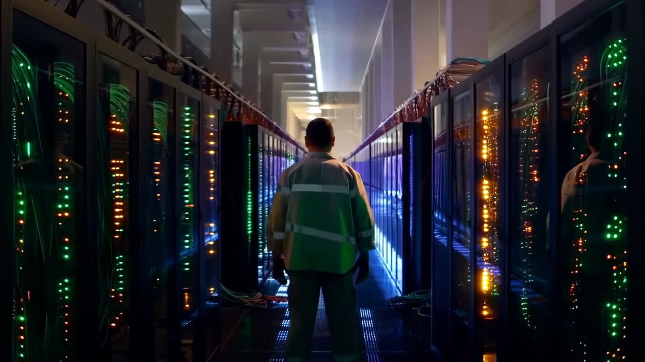 sala de servidores del centro de datos