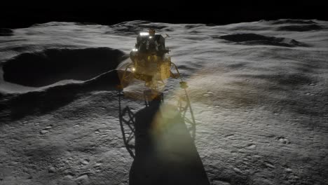 lunar landing mission on the moon