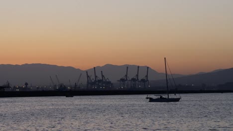 docks in the morning, naples, italy