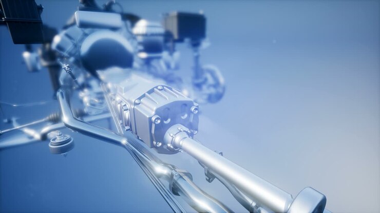 Detailed Car Engine and Other Parts