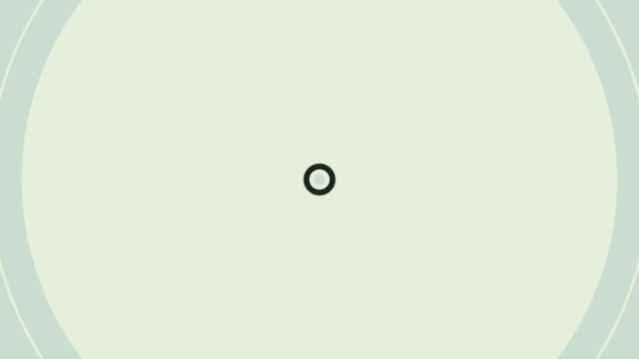 Pleasant cartoonish circular animation transition