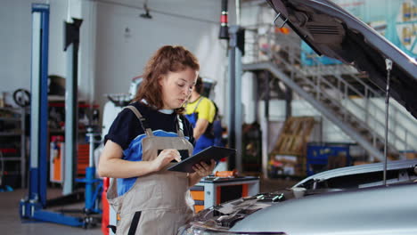 Mechanic-checking-car-performance