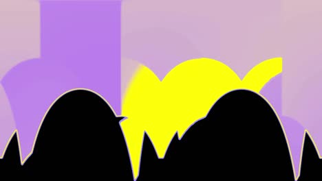 fondo de diseño retro abstractamente colorido
