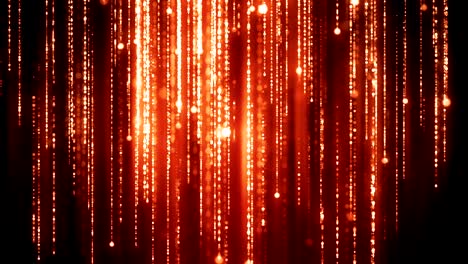 brillos de lluvia cálidos y brillantes
