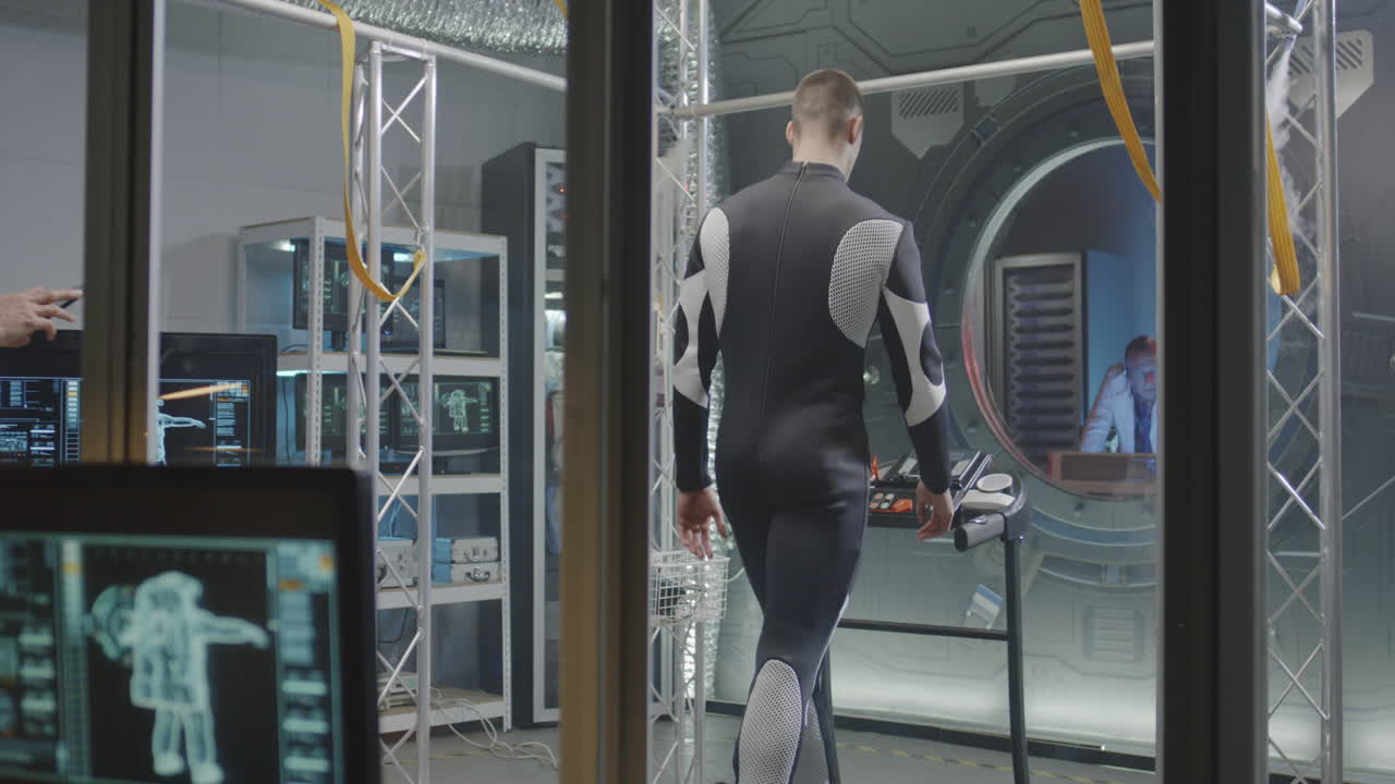 Space Suit Testing and Simulation in a Futuristic Lab