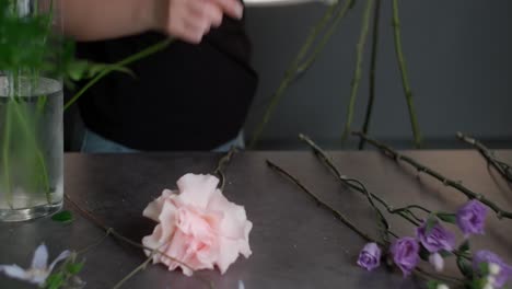 flower arranging process